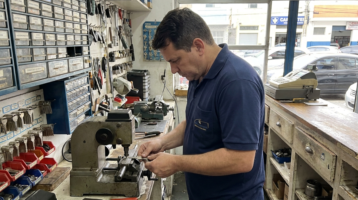 Confecção de Chave Automotiva profissional em Indaiatuba‑SP